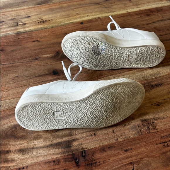 Veja Esplar White Leather Lace Up Shoes Sneakers Women's Size 7 - Picture 7 of 9